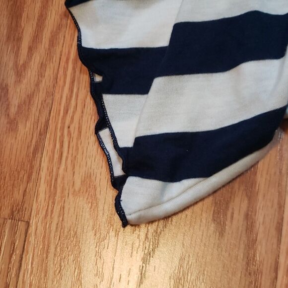 Lace Back Navy stripes XL - Picture 2 of 6